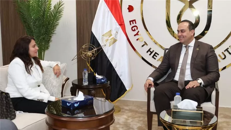 رئيس الرعاية الصحية يلتقي وكيل لجنة العلاقات الخارجية بمجلس النواب 