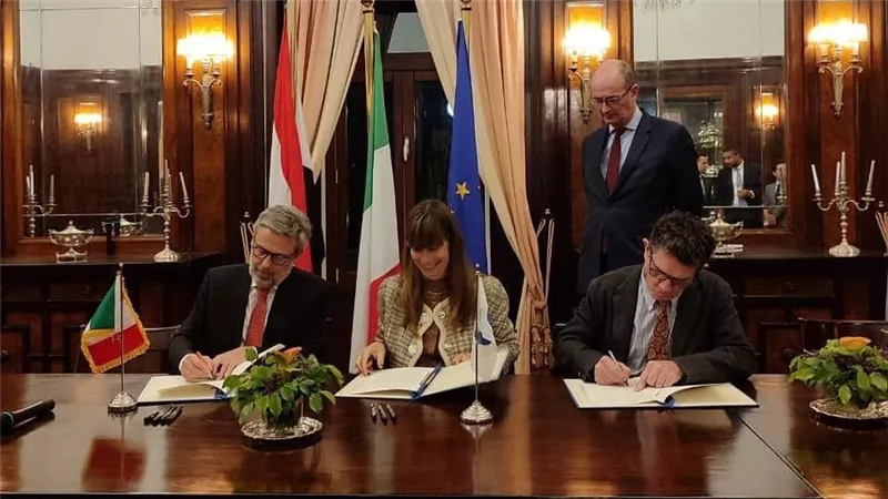 المشاط تُشارك في حفل توقيع بروتوكول بين إيطاليا والبنك الأوروبي لدعم الشركات الناشئة  في مصر