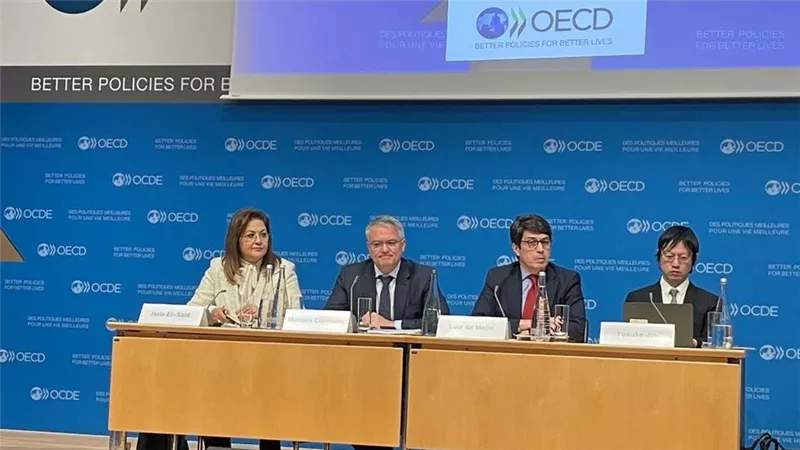 وزيرة التخطيط تشارك في إطلاق تقرير منظمة OECD الاقتصادي لمصر بمقر المنظمة بباريس