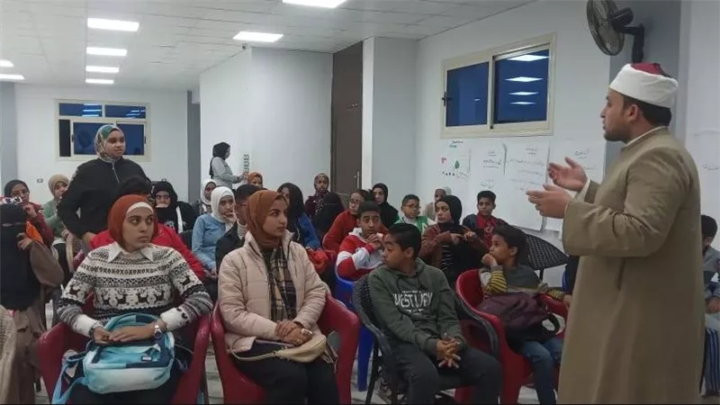  الشباب والرياضة بالسويس تنفذ برنامج  الرواق الأزهري للشهر الثالث