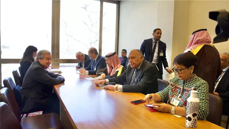 بيان مشترك صادر عن اجتماع وزراء خارجية اللجنة الوزارية المكلفة من القمة العربية الإسلامية المشتركة غير العادية 
