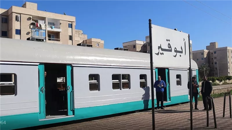 السكة الحديد : إيقاف خط قطار أبو قير بين محطتى ( سيدى جابر / المنتزه )    