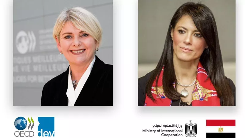 وزيرة التعاون الدولي تناقش مع مسئولي منظمة التعاون الاقتصادي والتنمية OECD دفع التعاون المشترك