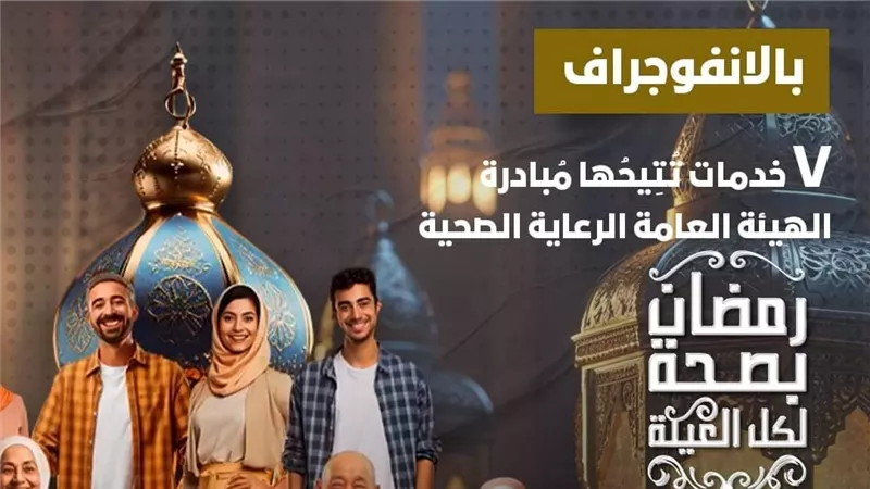 الرعاية الصحية تستعرض خدمات مبادرتها تحت شعار «رمضان بصحة لكل العيلة»