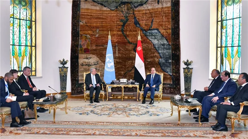 الرئيس عبد الفتاح السيسي يستقبل 