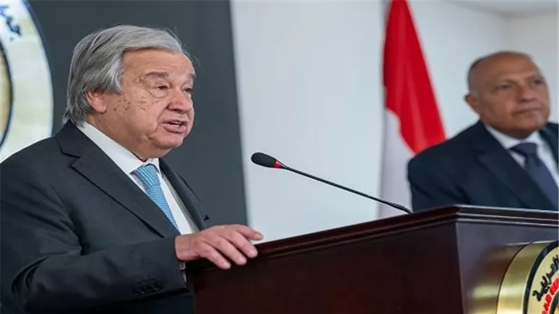 أنطونيو غوتيريش: مصر ركيزة عالمية للسلام.. ولا شيء يُبرر ما يحدث بغزة