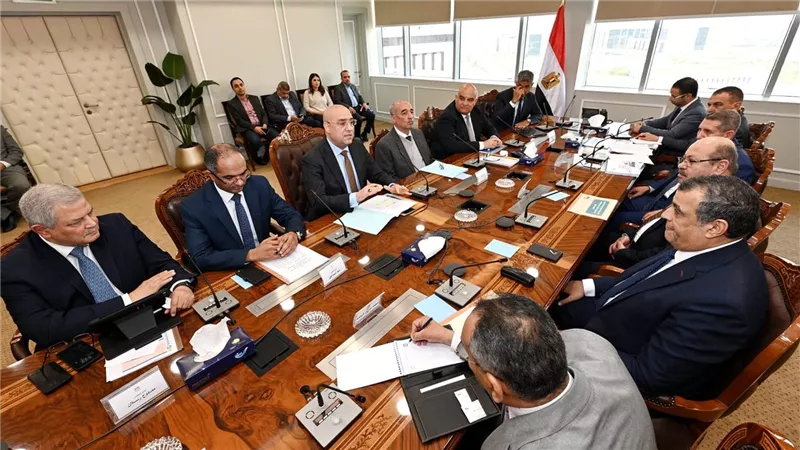 وزيرا الإسكان والإنتاج الحربى يتابعان موقف تنفيذ مشروعات المياه والصرف بالمبادرة الرئاسية 