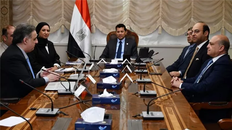 صبحي يبحث مع اليونيسيف آليات تدشين منظومة التقييم والمتابعة لمشروعات وبرامج الوزارة