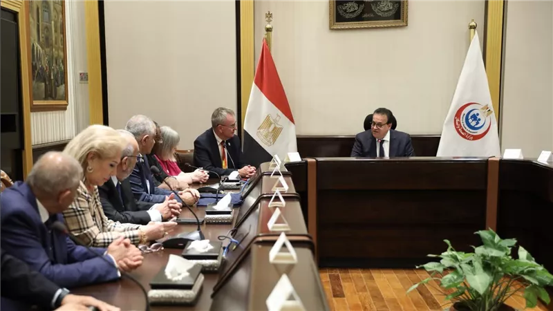 وزير الصحة يستقبل رئيس منظمة «الروتاري الدولي» لبحث التعاون المشترك في القطاع الصحي 
