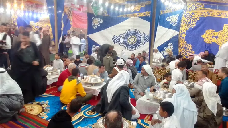 مشايخ القبائل العربية تشارك في حفل إفطار قبيلة الحويطات بالسويس