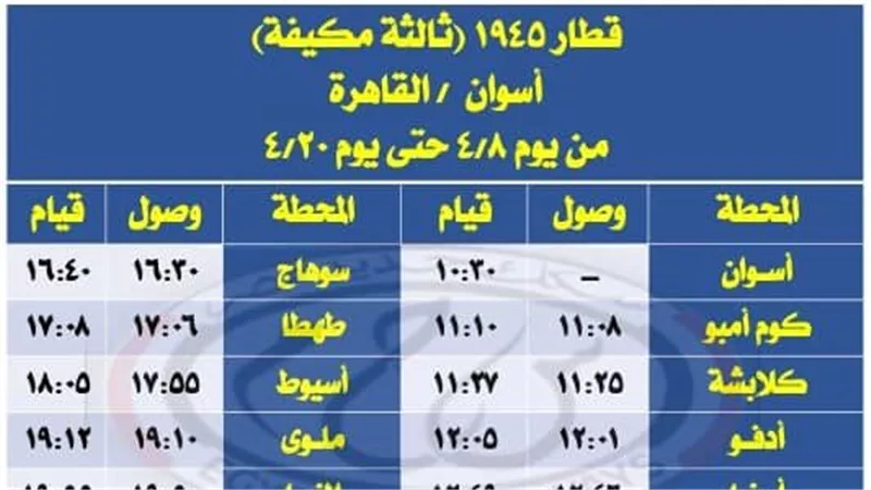 السكة الحديد :  تشغيل قطارات اضافية  خلال عطلة عيد الفطر المبارك اعتباراً  من يوم السبت القادم