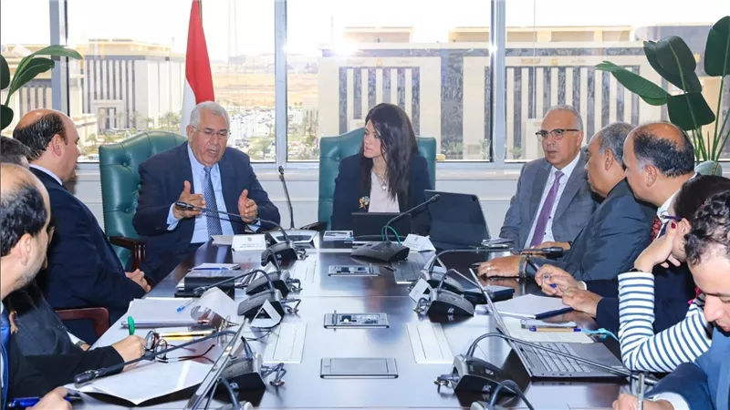 وزراء التعاون الدولي والري والزراعة يناقشون موقف مشروع 