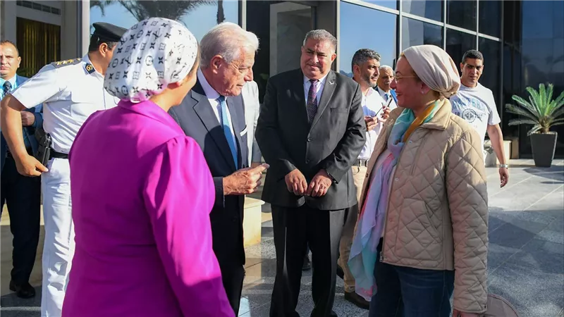 وزيرة البيئة تلتقى محافظ جنوب سيناء لمناقشة عدد من الموضوعات المشتركة الخاصة بالمشروعات الخضراء 