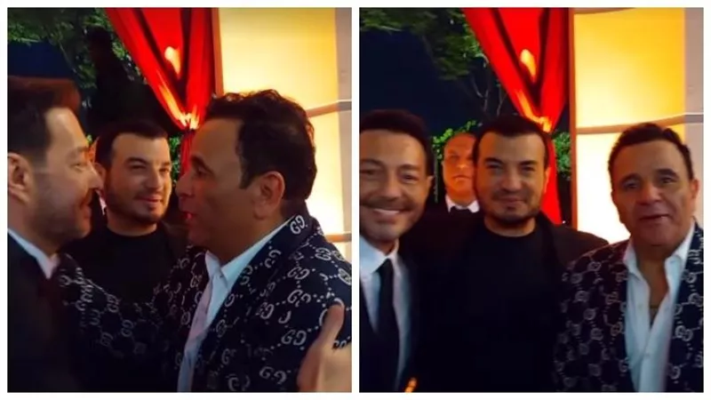 لهذا السبب.. أحمد زاهر يعتذر لـ محمد فؤاد في حفل زفاف نجله