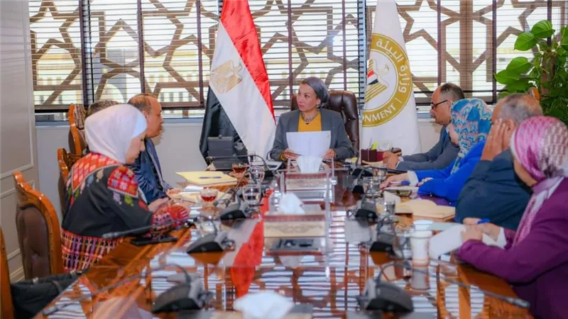 وزيرة البيئة تستقبل وفدا من الاتحاد الدولي لحماية الطبيعة في غرب آسيا لبحث التعاون 
