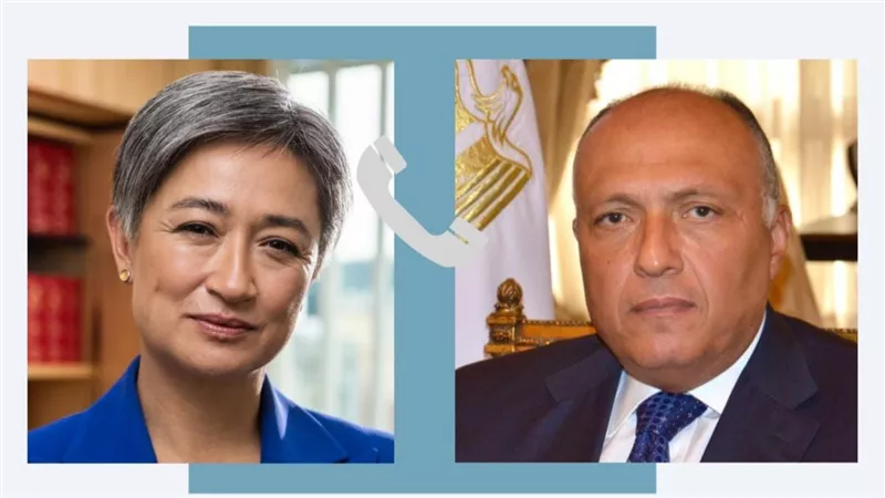 وزير الخارجية سامح شكري يتلقى اتصالاً من وزيرة خارجية استراليا