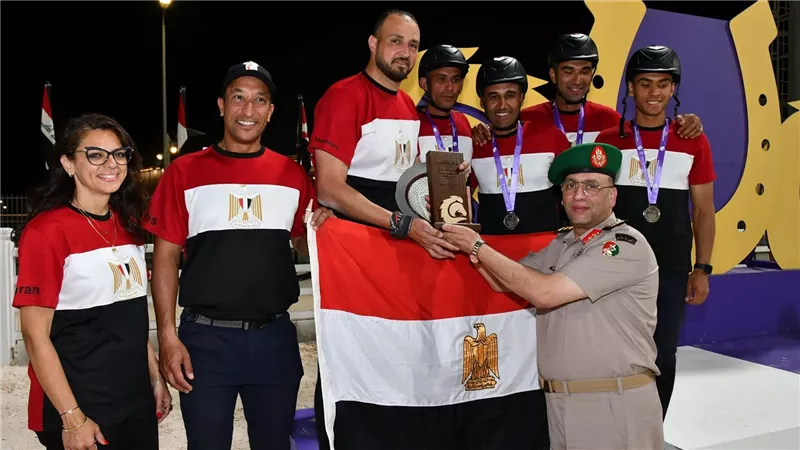 ختام فعاليات البطولة العربية العسكرية للفروسية بنادى الفروسية بمدينة مصر للألعاب الأولمبية 
