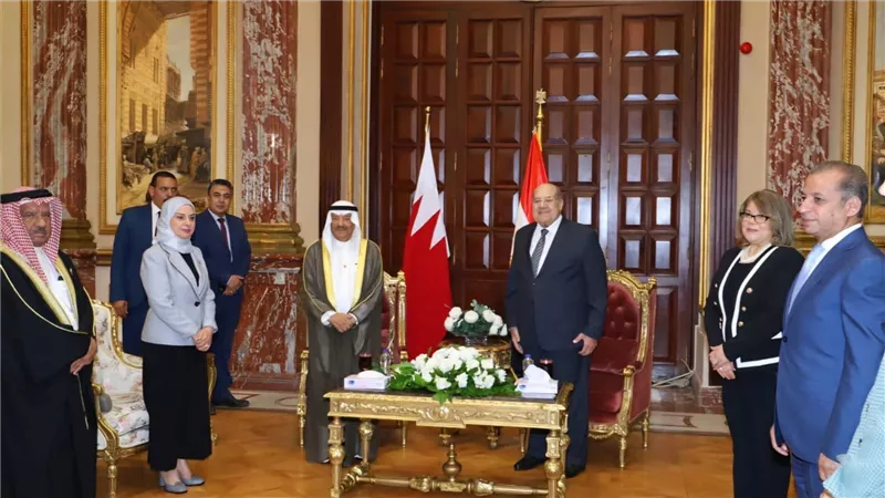 رئيس الشيوخ يستقبل رئيس مجلس النواب البحرينى