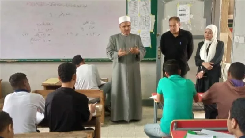 إنطلاق إمتحانات النقل الثانوي بمعاهد منطقة السويس الأزهرية
