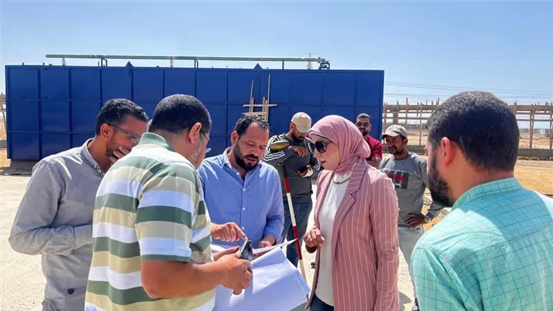 رئيس جهاز السويس الجديدة  تتفقد الأعمال الجاري تنفيذها بجميع قطاعات المدينة 