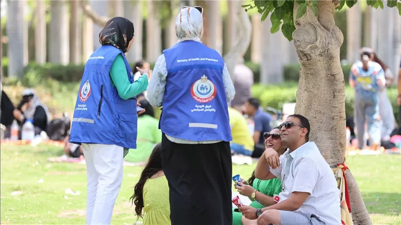 الصحة تكثف الخدمات الطبية والتوعوية بالحدائق والمتنزهات بجميع محافظات الجمهورية