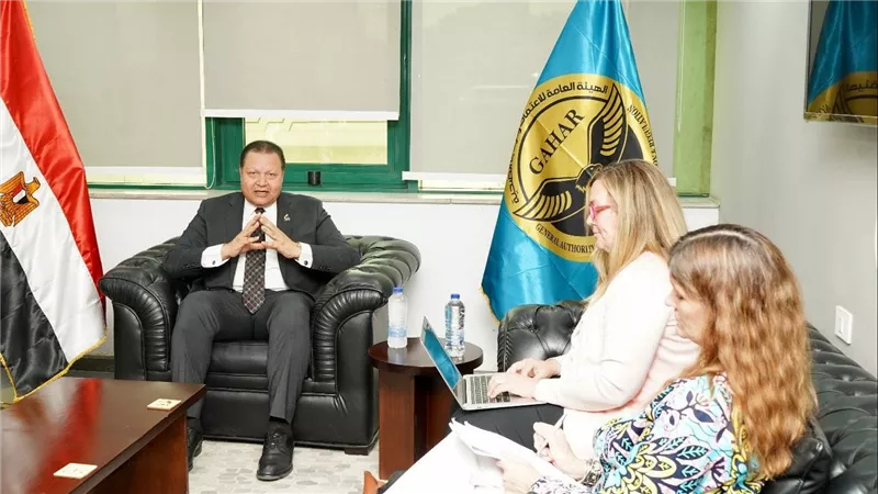 رئيس الاعتماد والرقابة الصحية يبحث آفاق التعاون المشترك في جودة الرعاية الصحية مع وفد الوكالة الأمريكية للتنمية الدولية 