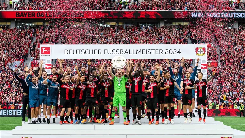 دوري اللاهزيمة.. باير ليفركوزن يكتب التاريخ ويُنهي البوندسليجا بثنائية أمام أوجسبورج