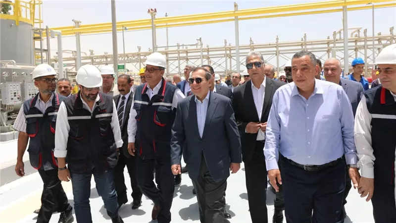 وزير البترول يفتتح توسعات زيادة الطاقة التكريرية لمصفاة النصر بالسويس