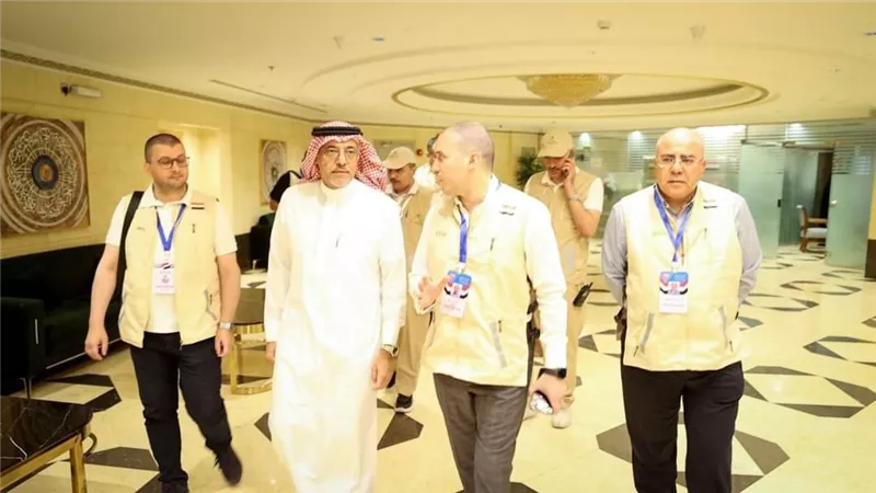 نائب وزير الصحة السعودي يزور مقر بعثة الحج الطبية المصرية في مكة