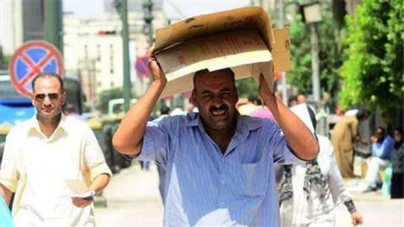 الأرصاد: الخميس والجمعة ذروة ارتفاع الحرارة والعظمى بالقاهرة 40 درجة