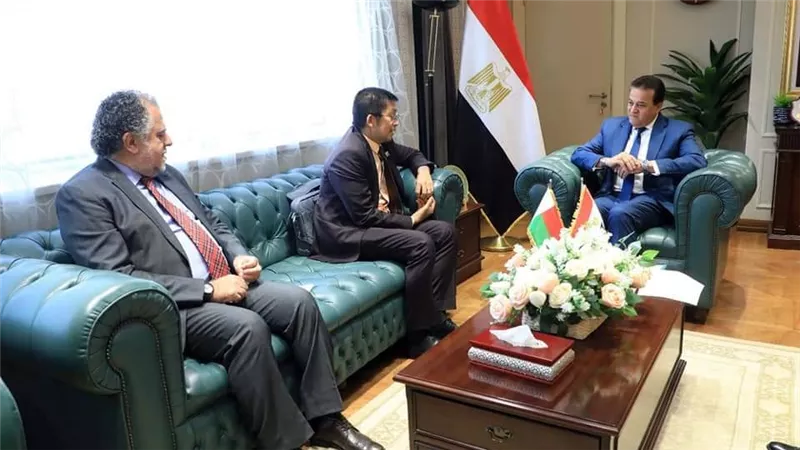 وزير الصحة يبحث مع نظيره بدولة مدغشقر سبل التعاون