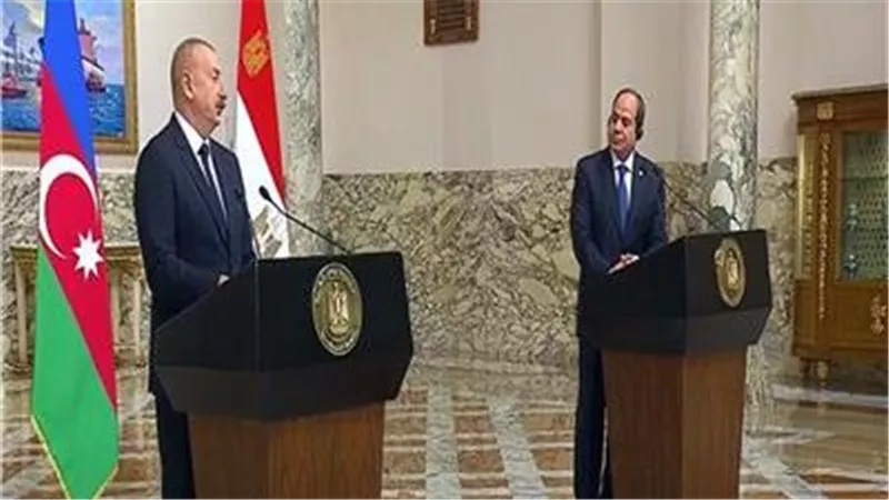 رئيس أذربيجان يطالب بالوقف الفورى للحرب فى قطاع غزة