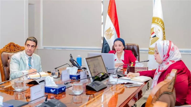 وزيرة البيئة تلتقى المديرة التنفيذية لوكالة النيباد