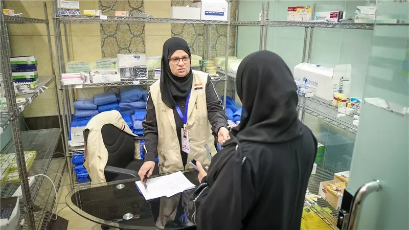 الصحة: تقديم خدمات الكشف والعلاج لـ10 آلاف حاجا مصريا من خلال 24 عيادة تابعة لبعثة الحج الطبية في مكة والمدينة
