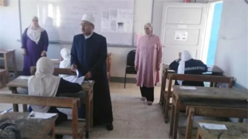 أزهر السويس يواصل متابعة إمتحانات الشهادة الثانوية