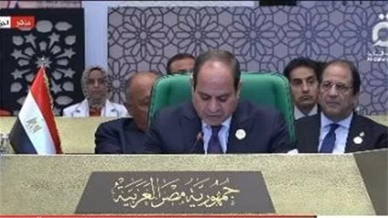 نص كلمة الرئيس السيسى بمؤتمر الاستجابة الإنسانية لغزة