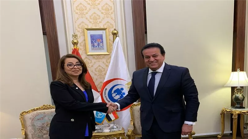 وزارة الصحة تستقبل مدير مكتب الأمم المتحدة للجريمة والمخدرات