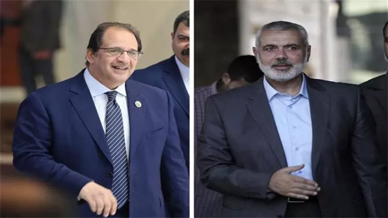 بيان لحركة حماس: هنية يتلقى اتصالا من رئيس المخابرات العامة المصرية