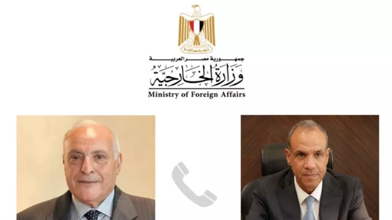 وزير الخارجية والهجرة وشئون المصريين بالخارج يتلقى اتصالاً هاتفياً من نظيره الجزائري