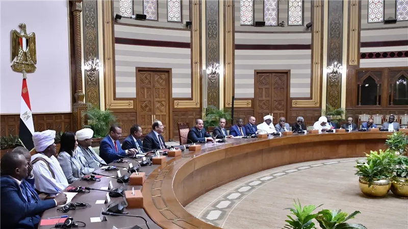 القوى السياسية والمدنية السودانية ترحب بمساعى القيادة المصرية لتقريب وجهات النظر