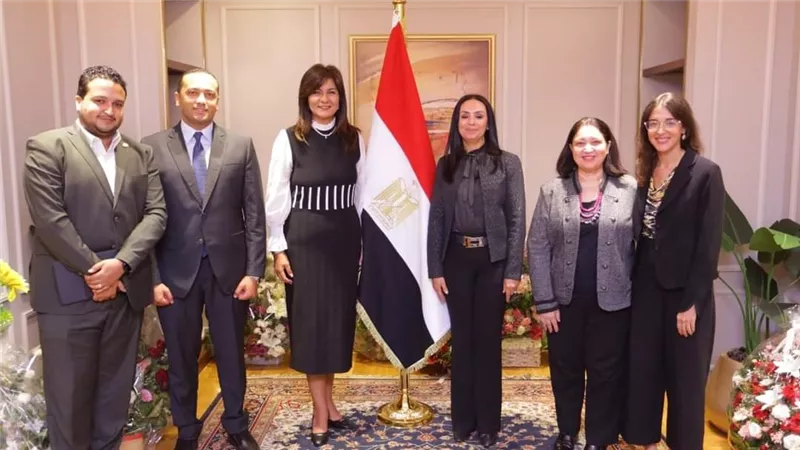 وزيرة التضامن تستقبل رئيس الأمانة الفنية للتحالف الوطني للعمل الأهلي التنموي