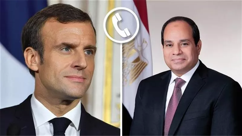 الرئيس السيسى يتلقى اتصالا من ماكرون لتأكيد محورية العلاقات المصرية الفرنسية