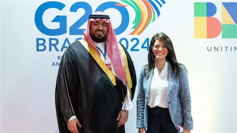 المشاط تبحث سُبُل تعزيز العلاقات المشتركة مع وزير الاقتصاد والتخطيط السعودي
