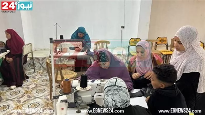 ابتكار خانة: تدشين وحدة إنتاجية بعزبة عبدالله عويس تخدم 50 سيدة عاملة