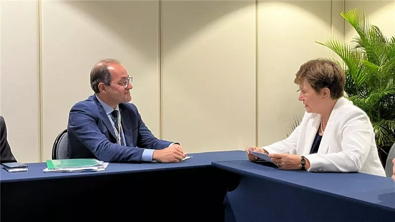 وزير المالية لمدير النقد الدولي: أولوية الحكومة خلال الفترة المقبلة زيادة حجم استثمارات القطاع الخاص 