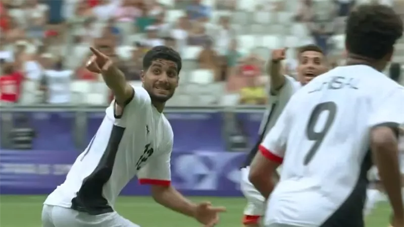 بهدف إبراهيم عادل.. منتخب مصر الأولمبي يتقدم على إسبانيا في أولمبياد باريس