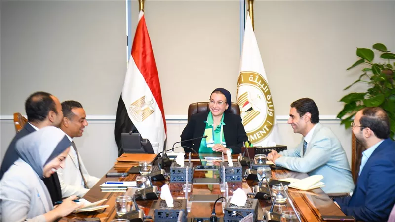 وزيرة البيئة تلتقى وفد الأمم المتحدة للمستوطنات البشرية في مصر 