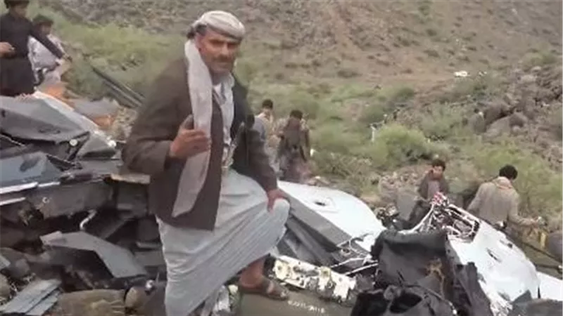 الحوثيون يسقطون طائرة أمريكية طراز 