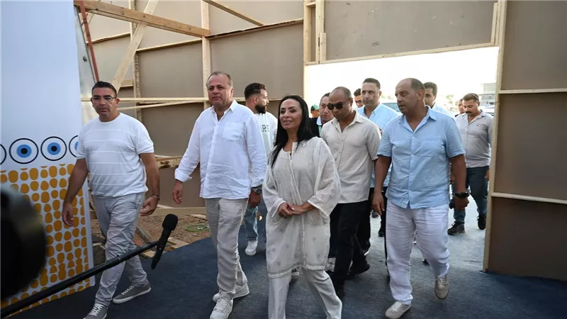 وزيرة التضامن تصل منطقة أرض المعارض بمهرجان العلمين الجديدة