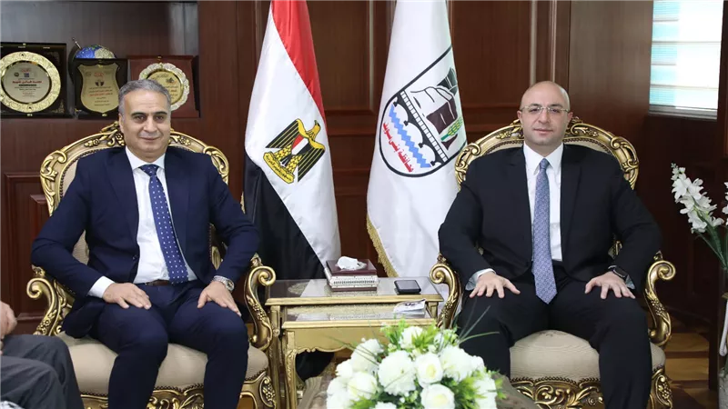 رئيس جهاز حماية المستهلك يلتقي بمحافظ بني سويف لمتابعة إجراءات ضبط الأسواق وأسعار السلع 